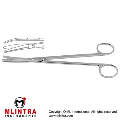 Potts-Smith Vascular Scissor Curved Stainless Steel, 19 cm - 7 1/2"